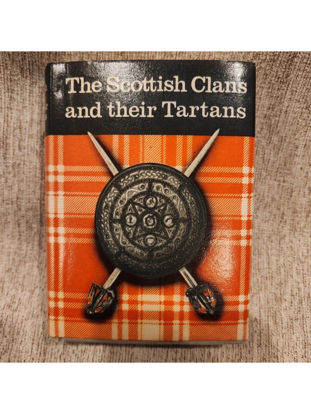 Scottish Clans and Their Tartans Hardcover mini Scotland vintage 1970s book